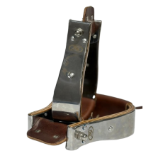 Staffe a Campana in Legno 3 Pollici Rivestite in Acciaio Inox